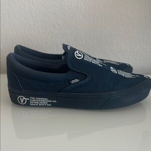 Vans Navy Slip-On Shoes